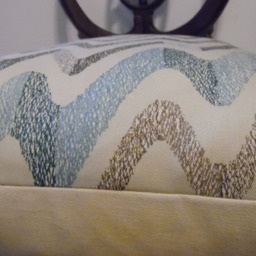 Zig Zag.light Blue.shades Of Brown.natural.green.pillow Cover.slipcovers.toss Pillows.accent Pillows.throw Pillows.cushion Covers - thumbnail 3
