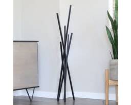Brutalist Metal Sculpture Abstract Floor Decor, Mid Century Modern