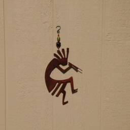 Kokopelli, Metal Wall Art, Garden Decor, Southwestern, Yard Fence Rustic Native American, Gift For Him 42 - thumbnail 4