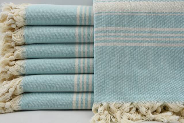 "Baby Blue Towel, Turkish Peshtemal, Turkish Towel, 40""x70" - image 1