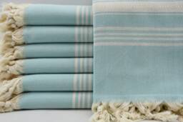 "Baby Blue Towel, Turkish Peshtemal, Turkish Towel, 40""x70"