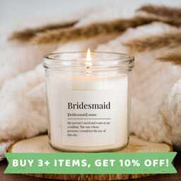 Bridesmaid Candle Sticker Proposal Label Stickers Print Present Candles - thumbnail 1