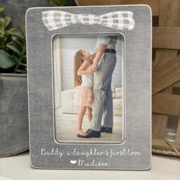 Daddy Daughter Frame Personalized Father Gift First Love Picture Fathers Day From - thumbnail 2