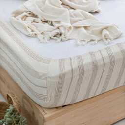 Washed Muslin Fitted Bed Sheet 100% Turkish Cotton, Super Soft - thumbnail 2