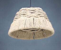 Hemp Rope Pendant Light Hand Woven Rustic Ceiling Lamp