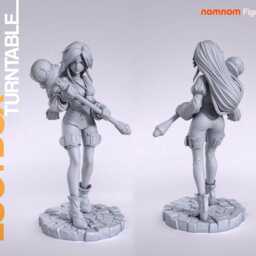 Garnet - Ff9 3D Printed Figure 110 Scale - thumbnail 3