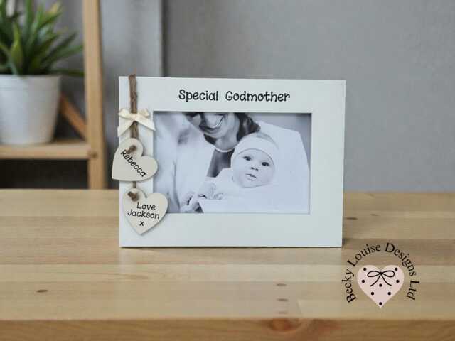 Special Godmother Personalised Photo Frame Gift - image 1