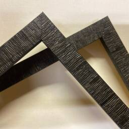 Textured Wood Picture Frame, Rustic Style, Custom Size - thumbnail 4