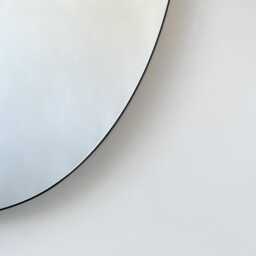 Freeform Irregular Shape Mirror With Handcrafted Bronze Patina Frame - H - thumbnail 3