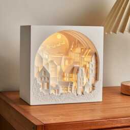 Gypsum Castle Diffuser Lamp Aromatherapy Led Desk Light