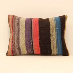 Throw Lumbar Kilim Pillow 14x20 Inch(35x50 cm Bohoturkish Kilim Pillowcover Chair Small Oblong Cushion Cover Tribal Pillow 4Bef-154 - thumbnail 1