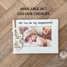 Will You Be My Godparents? Personalised Photo Frame Gift - thumbnail 2