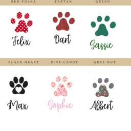 Deck The Paws Personalised Christmas Dog Stocking, Stockings, Gifts, Pet Pets Custom Stocking - thumbnail 3