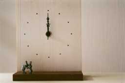 Long Distance Love Bronze Kissing Couple Clock