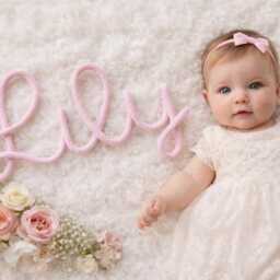 Personalised Knitted Wire Name Sign, Nursery Wall Decor, New Baby Gift - thumbnail 2