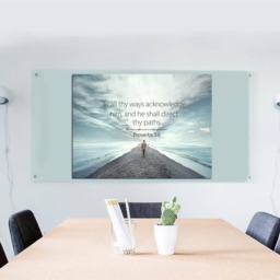Proverbs 36 #10 Kjv in All Thy Ways Acknowledge Him Scripture Art, Framed Bible Verses, Religious Framed Art, Wall Hangings, Christian - thumbnail 2