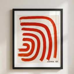 Modern Art Poster Set - Mid-Century Gallery Shelf Wall Abstract & Graphic Print Collection - thumbnail 2