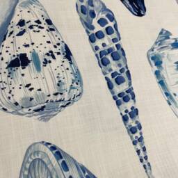 Scalamandre Coquina Porcelain Blue & White Indoor/Outdoor Cushion Cover Pillow Double Sided - thumbnail 4