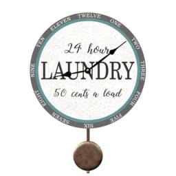 Laundry Time Clock - Personalized Wall Art For Room - thumbnail 2
