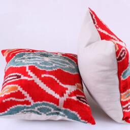 ??kat Velvet Pillow, Bohemian Pillow, Lumbar Pillowcase, Designed Cushions, Couch Cushions, Fashion Decorative Pillow, Throw Pillow, Red Pillow - thumbnail 2