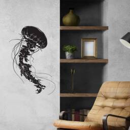 Jellyfish Wall Decal Under The Sea Nautical Decor Nm111 - thumbnail 3
