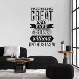 Office Decor, Wall Art, Typography, Office, Quotes, Space, Decals, Stickers - Skuawesticker1 - thumbnail 2