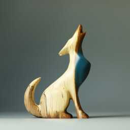 Wolf Sculpture - 27 - thumbnail 4
