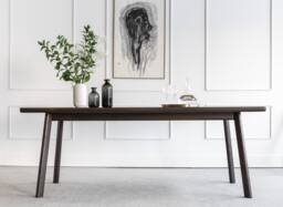 Scandi Dining Table, Modern Kitchen Wooden Room Table - thumbnail 1