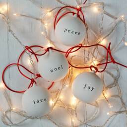 Personalised Ceramic Bauble - thumbnail 2