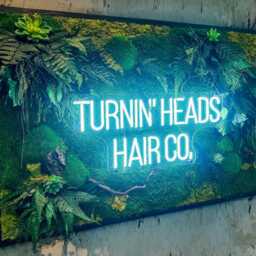 Framed Preserved Moss Wall Art With Neon Sign, Personalized Light Decor, Business Led - thumbnail 2