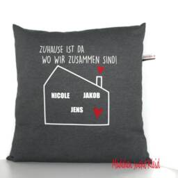 Pillow 40x40, Family Pillow, Personalized, Home - thumbnail 3