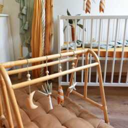 Rust & Sage Surf Baby Gym Toys Coastal Ocean Theme - thumbnail 4