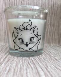 Aristocats Marie Scented Candle, Valentines Day, Birthday, Christening, Friendship, Wedding, Baby Shower, New Mum