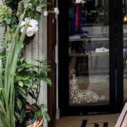 Floral Window Sticker Shop Decal Home Stickers Flower Decoration Display - thumbnail 3