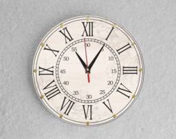 Rustic Large Wall Clock - Vintage Farmhouse Decor, Silent Timepiece, Perfect Gift For Dad, Retro Unique Wall Clock