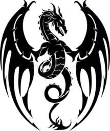 Dragon Decal Sticker Vinyl Car Bonnet Side Wall Art Graphic Silhouette Van Lorry Motorhome Campervan Tribal