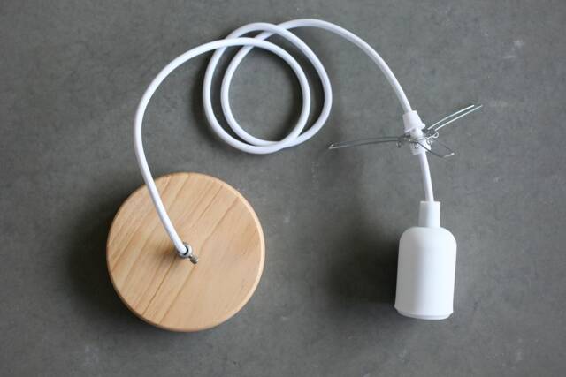 Custom Hardwired Pendant Light Kit - Diy Ceiling Fixture - image 1