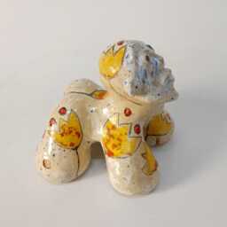 Sculpture Of Creature Fireclay Clay, Engobe, Glaze Bookshelf Decor. Gifts For Women. Gift Ideas - thumbnail 2
