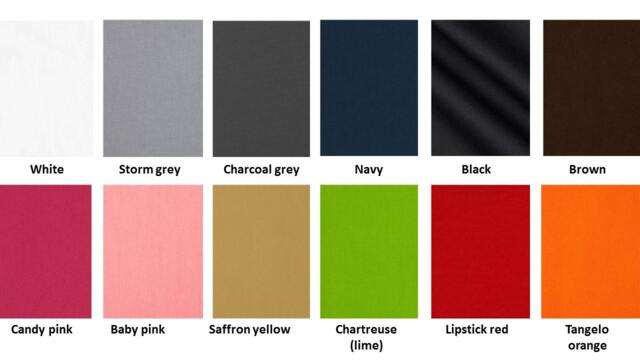 "Pair 25 Or 50"" Wide Solid Color Cotton Rod Panels Drapes Cafe Curtains 24 48 63 72 84 96 108 120" - image 1