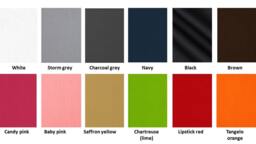 "Pair 25 Or 50"" Wide Solid Color Cotton Rod Panels Drapes Cafe Curtains 24 48 63 72 84 96 108 120" - thumbnail 1