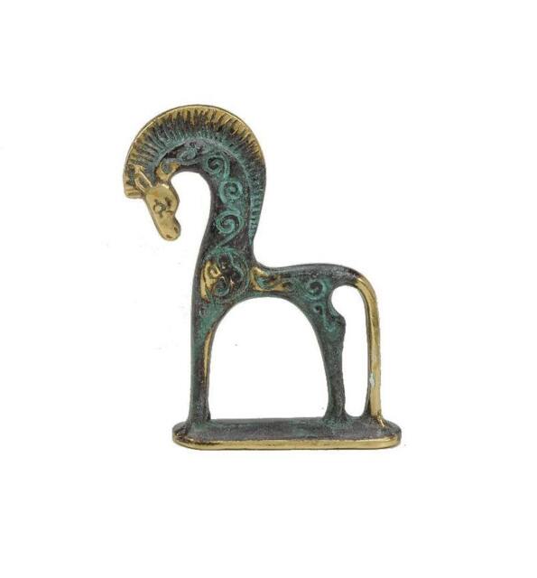 Bronze Ancient Greek Horse, Gift Ideas , Bronze Horse Art Statue From Greece, Art, Museum Copy, Bronze Art, Home Decor - image 1