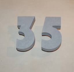 House Number Art-Beton-Design - thumbnail 1
