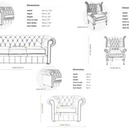 Lounge Sofa Suite Armchair 3 + Queen Anne Low Back Chairs Oxblood Red Real Leather Free Mainland UK Delivery - thumbnail 4