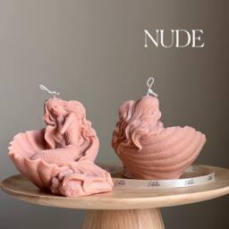 Mermaid Soy Wax Candle Sculptural Woman Statue Candle - thumbnail 2