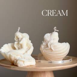 Mermaid Soy Wax Candle Sculptural Woman Statue Candle - thumbnail 3
