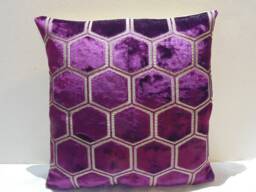 Designers Guild Fabric Manipur Damson Cushion Cover/Pillow Cover