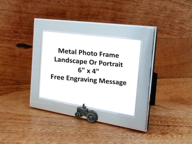 Farm Vehicles Photo Frame Metal 6x4 - image 1