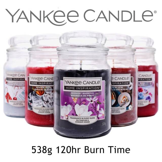 Candle Home Inspiration Holiday Large Glass Jar 538G 120Hr Burn Time - image 1
