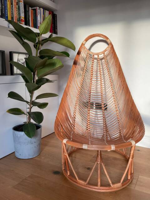Wicker Chair, Rattan Patio Furniture, Conservatory Adult Adult Wicker Garden Furniture Natural - image 1