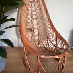 Wicker Chair, Rattan Patio Furniture, Conservatory Adult Adult Wicker Garden Furniture Natural - thumbnail 3